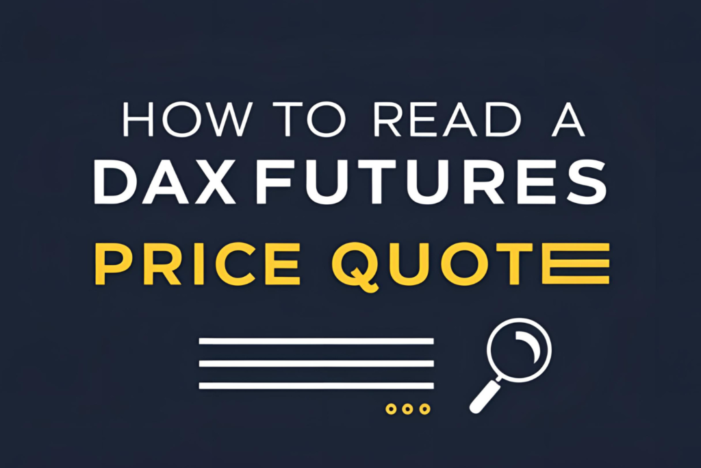 DAX futures price quote